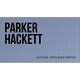 Bold Name Double Sided Shimmer Contact Cards Image 3 of 6